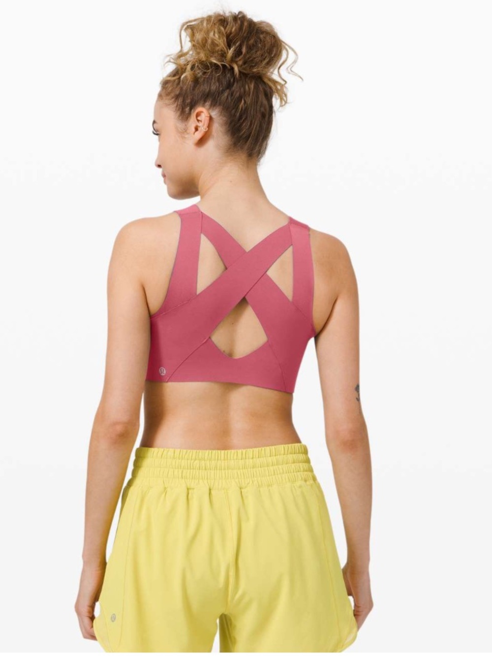 Lululemon Enlite Bra Zip Front *High Support, A–E Cups Cherry Tint pink size 38D